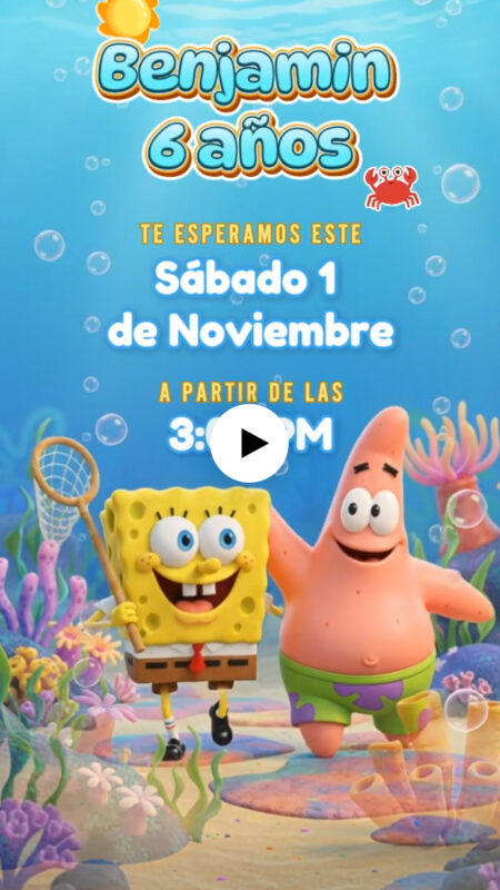 Bob Esponja - Video Invitación_imagen